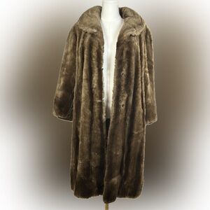 Brown Teddy Fur Coat